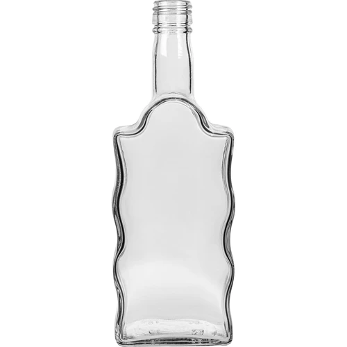 Garrafa Klasztorna 500 ml, com tampa de rosca, vidro transparente - 6 unid. - 3
