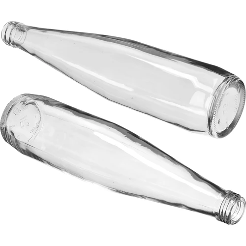 Garrafa Klubowa 500 ml com tampa de rosca dourada, conjunto de 6 unidades - 6