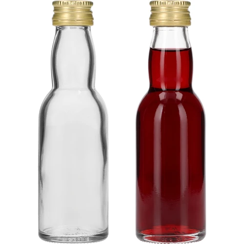 Garrafinha “Maluch” com tampa dourada, 40 ml, 10 un. - 4