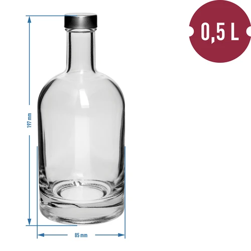 Garrafa Miss Barku branca 0,5 L - 2