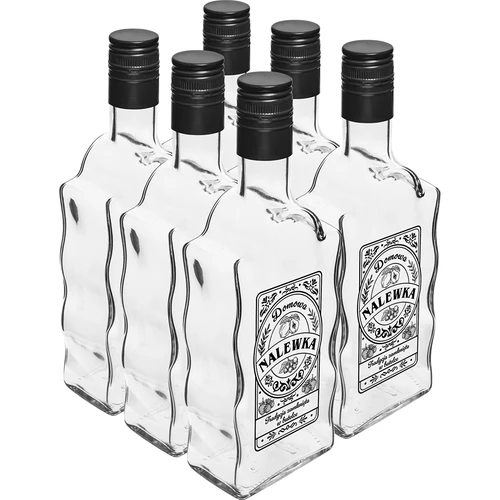Garrafa Klasztorna 500 ml com tampa de rosca, impressão "Nalewka", 1 un. - 4