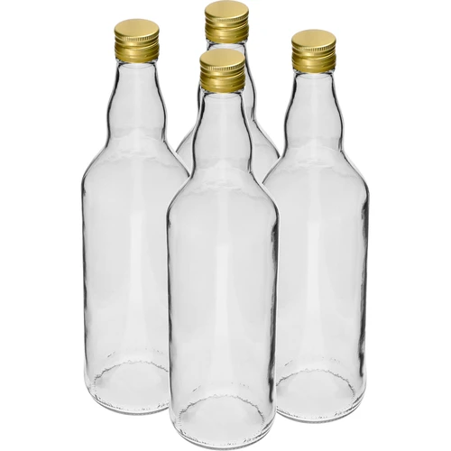 Garrafa "Monopol" 700 ml com tampa de rosca - 4 unid.  - 1 