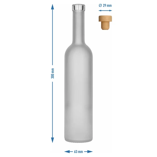 Garrafa «Fosca» 0,5 L com rolha, 1 un. - 5