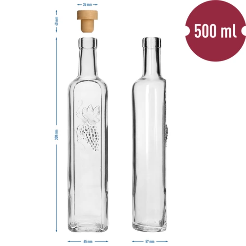 Garrafa NieWINNA 500 ml com rolha - 2
