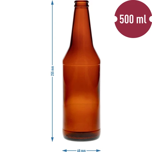 Garrafa para cerveja 500 ml - pack de 8 unidades - 4