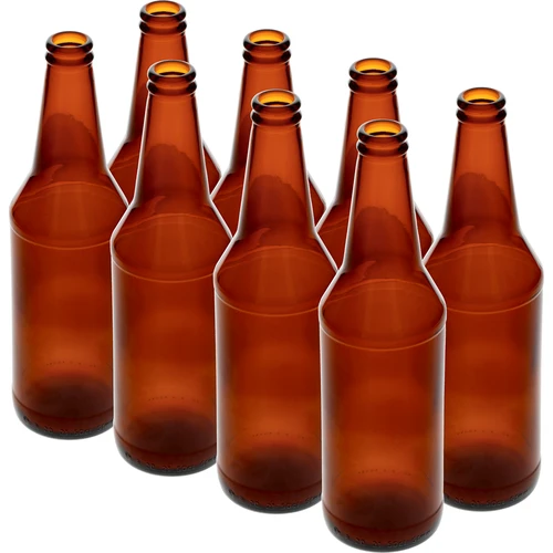 Garrafa para cerveja de 500 ml - pack de 8 unidades