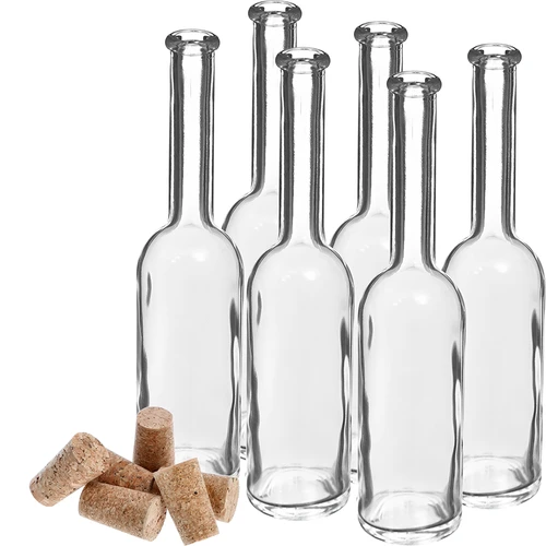 Garrafa para licor 100 ml 6 unid. + 6 rolhas - 3