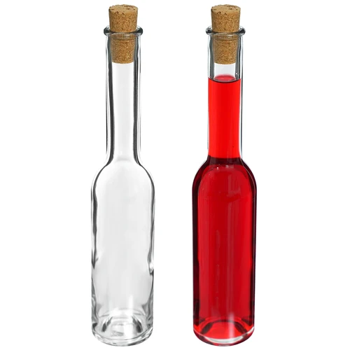 Garrafa para licor 200 ml 6 unid. + 6 rolhas 23/18 - 6