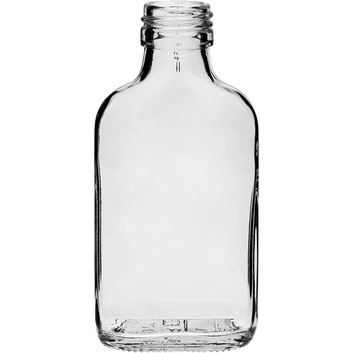 Garrafa para licores tipo cantil 100 ml – 10 unidades - 2