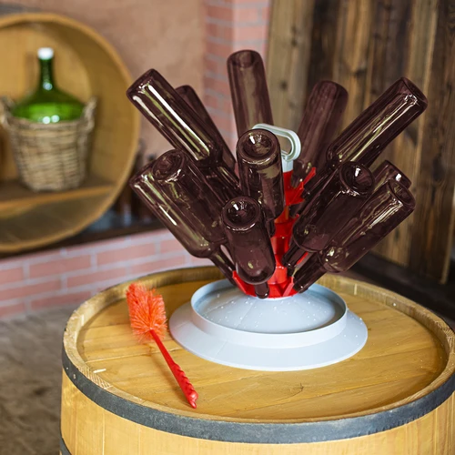 Garrafa para vinho 0,75 L marrom - pacote de 8 unid. - 8