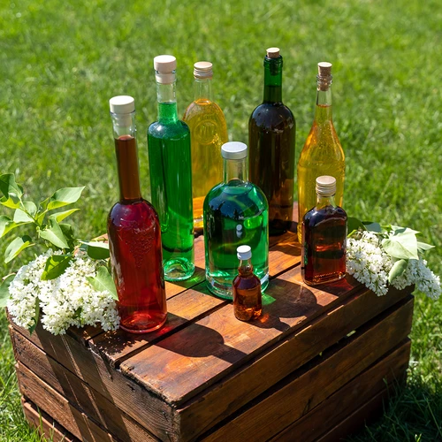 Garrafa para vinho 0,75 L verde - pacote de 8 unid. - 8
