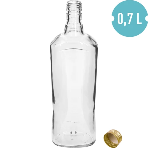 Garrafa “Safira” 700 ml com tampa, 1 un. - 3