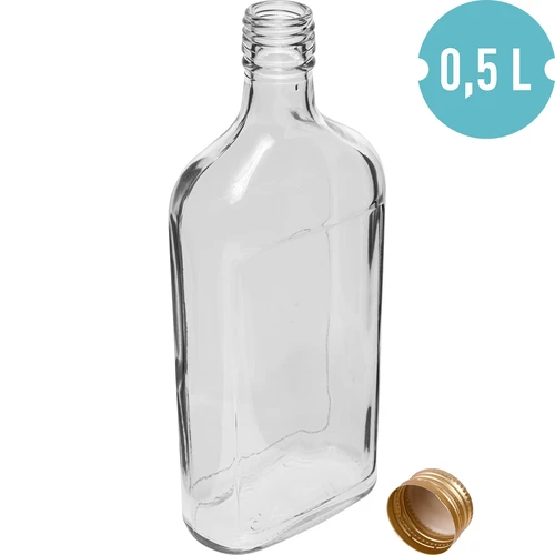 Garrafa tipo cantil 500 ml com tampa de rosca e motivo “Frutas” — modelo 2 - 2