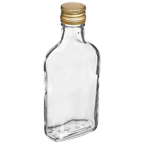 Garrafa tipo cantil para licores com tampa de rosca 200 ml (10 unid.) - 4