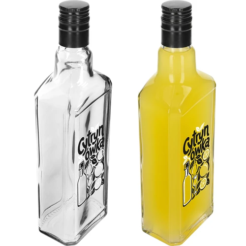 Garrafa Tynktura 500 ml com impressão “Cytrynówka” e tampa de rosca - 4