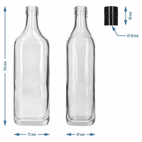 Garrafa Walker 500 ml, com tampa, 1 un. - 5