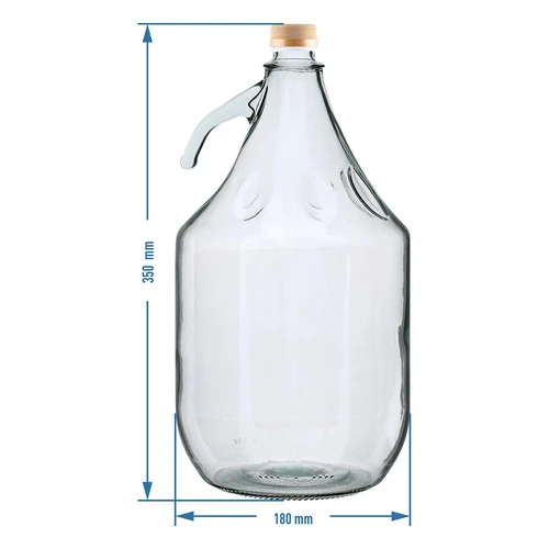 Garrafão 5 L Dama com tampa de rosca - sem cesto - 4