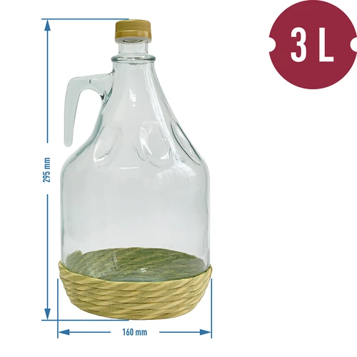 Garrafão Dama 3 L com revestimento protetor, com tampa de rosca - 2