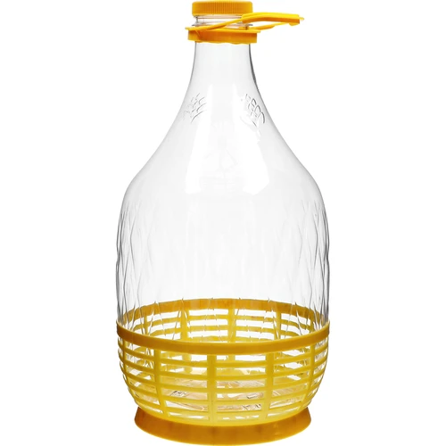 Garrafão Dama 5 L PET, com tampa de rosca, alça e cesto
