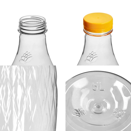 Garrafão Dama 5 L PET, com tampa de rosca e cesto - 3