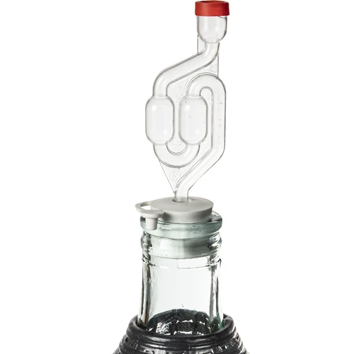 Garrafão de vidro para vinho 10 L com cesto de plástico - 3