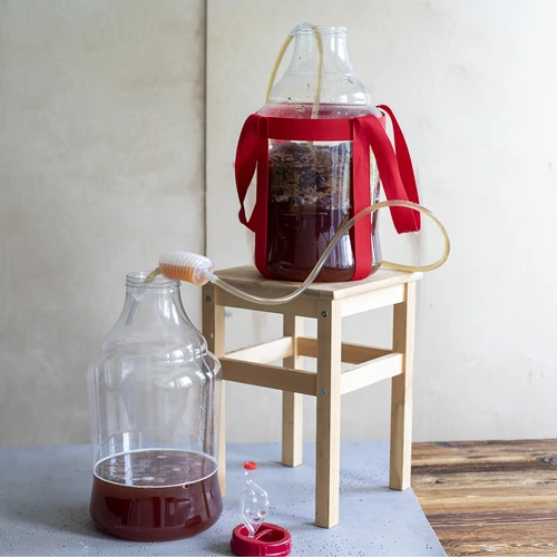 Garrafão para vinho leve, inquebrável, com arnês, 15 L - 15