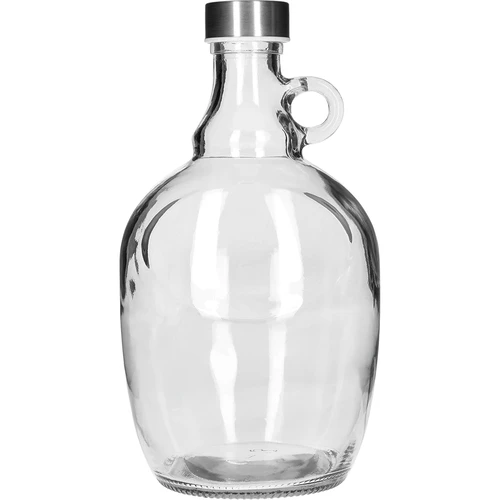 Gąsior Dama 1,5 L, z metalową zakrętką fi 43 mm i uchwytem