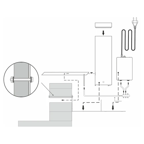 Generator dymu dragON JET 1 LONG z pompką elektryczną - 9