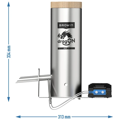 Gerador de fumo dragON Jet 1 com bomba de ar elétrica dragON Air - 8