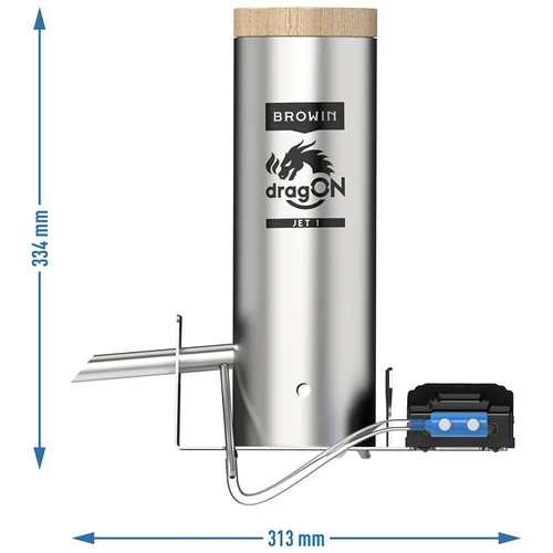 Gerador de fumo dragON Jet 1 com bomba de ar elétrica dragON Air - 8