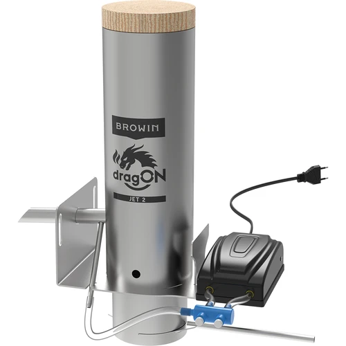 Gerador de fumo dragON JET 2 com gaveta de cinzas e bomba - 2