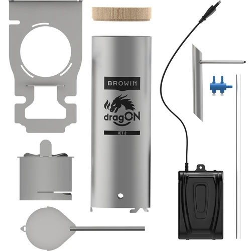 Gerador de fumo dragON JET 2 com gaveta de cinzas e bomba - 6