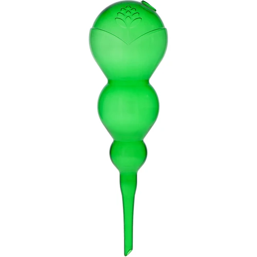 Globo de rega triplo (tricompartimentado), verde transparente, 600 ml