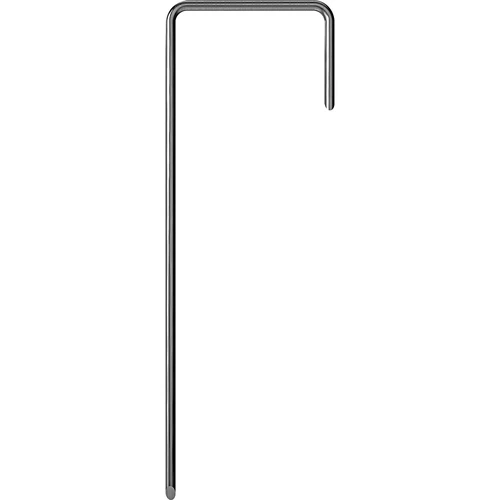 Grampos em L para tela geotêxtil, 100 un.