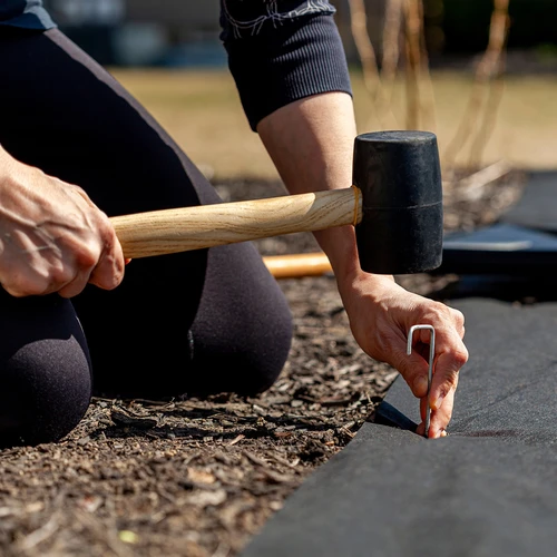 Grampos em L para tela geotêxtil, 100 un. - 8