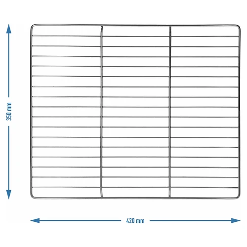 Grelha em aço inoxidável para fumeiro de madeira/contraplacado dragON 330339, 330341, 330340, 330360 - 4