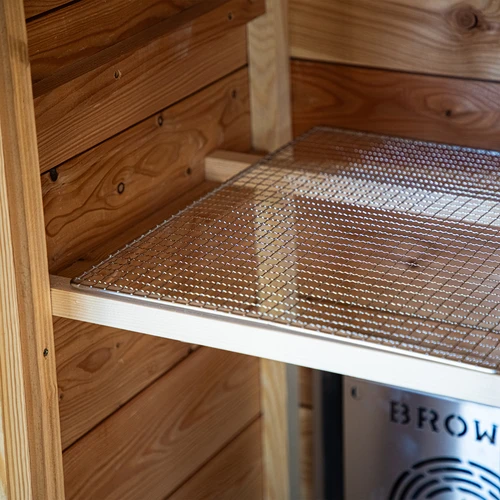 Grelha em rede inoxidável para fumeiro em madeira/contraplacado dragON 330339, 330341, 330340, 330360 - 5