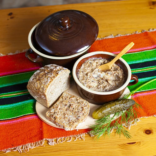 Grés - pote 0,5 L para banha, sem tampa - 3