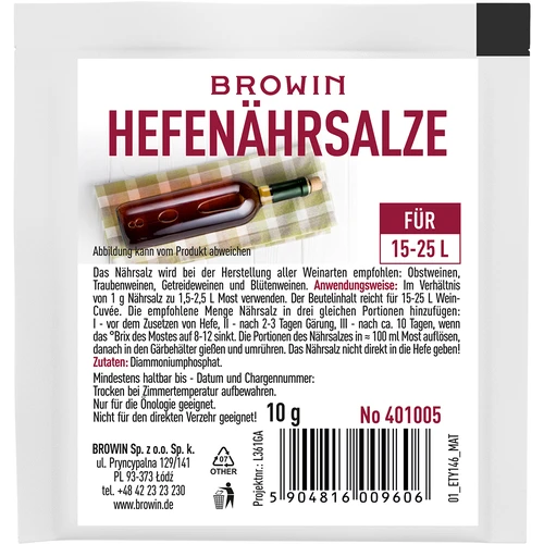 Hefenährsalze 10g  - 1 