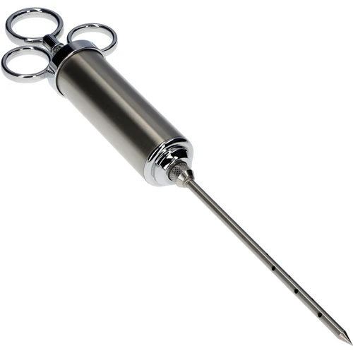 Injetor de aço inoxidável 60 ml + 2 agulhas - 2