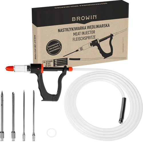 Injetor de charcutaria semiautomático com conjunto de agulhas e tubo  - 1 