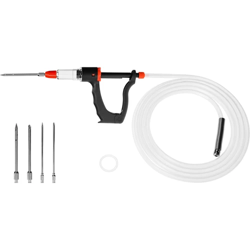 Injetor de salmoura semiautomático para charcutaria, com conjunto de agulhas e mangueira - 2