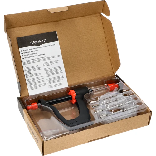 Injetor de salmoura semiautomático para charcutaria, com conjunto de agulhas e mangueira - 6