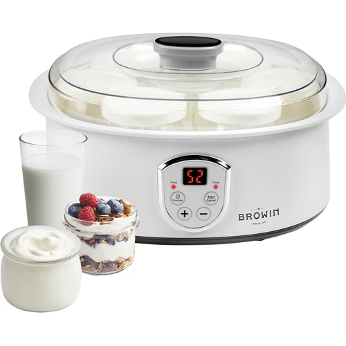Iogurteira com termostato, 7 frascos, 1,3 L  - 1 
