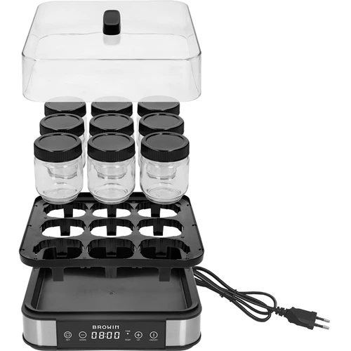 Iogurteira com termostato, 9 potes, 1,6 L - 3