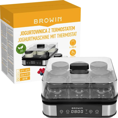 Iogurteira com termostato, 9 potes, 1,6 L - 9