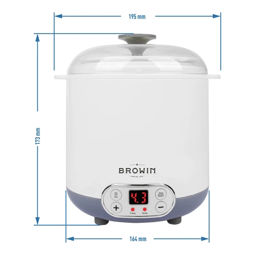 Iogurteira/Queijeira com termostato 1,5 L - 9