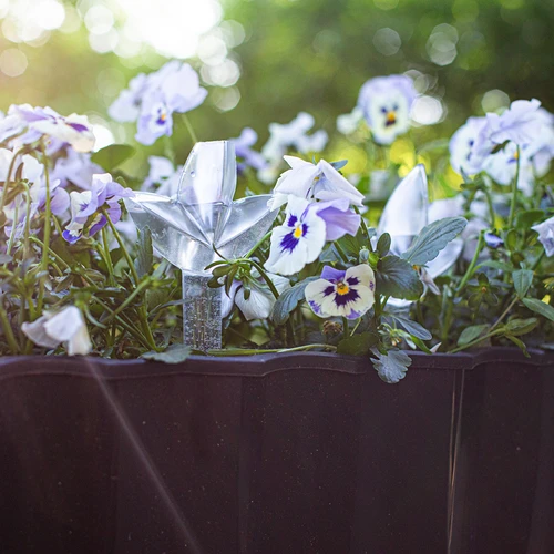 Irrigador para plantas – folha transparente com cone de cerâmica, 120 ml - 11