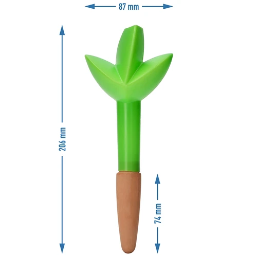 Irrigador para plantas – folha verde com pé de cerâmica, 120 ml - 5