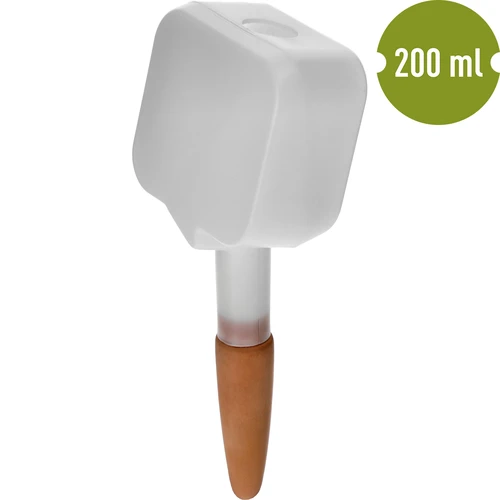 Irrigador para plantas - placa branca com perna de cerâmica, 200 ml - 2